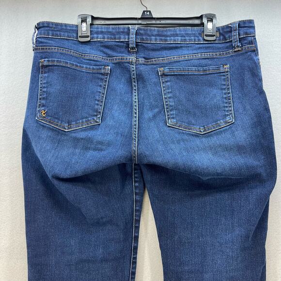 Kut From The Kloth Jeans Women's 16 Blue Catherine Boyfriend Preppy Normcore - Picture 9 of 13